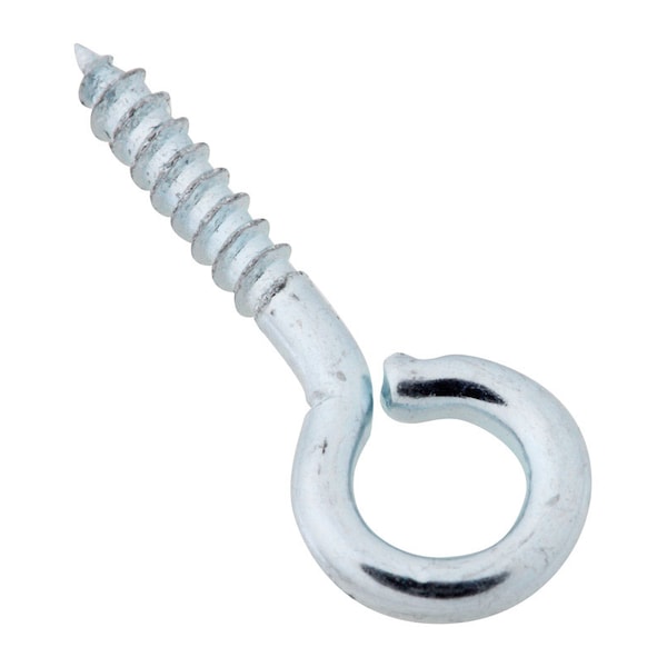 National Hardware 0.06 in. D X 11/16 in. L Zinc-Plated Steel Screw Eye 5 lb. cap. 14 pk N118-554 - main